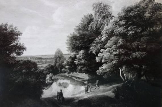 Fgures in a Wooded Landscape