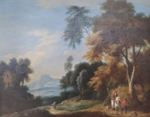 Wooded Landscape with Horseman