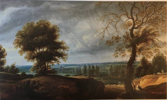 Extensive Wooded Landscape with a Sheperd and his Flock