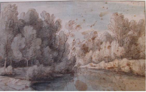 Landscape with River and Wood