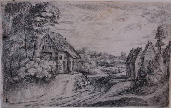 Landscape with a Road between Farms (II)