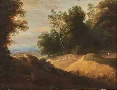 Landscape with Peasants returning from Market