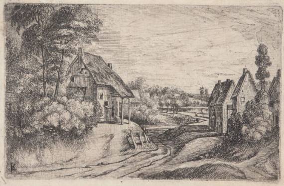 Landscape with a Road between Farms (I)