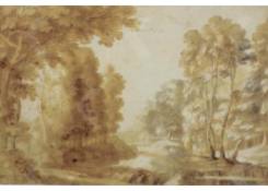 Wooded Landscape with Brook