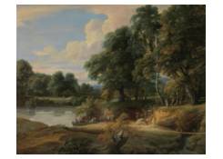 paintings CB:1144 Landscape with Trees and Stecht of Water