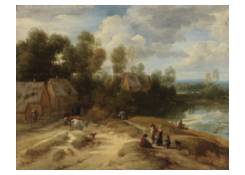 Work 71: Landscape with Peasants and Cattle 