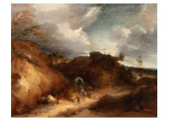 Work 800: Hilly Landscape with Wagon